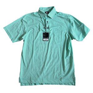 FootJoy Men's Size Small ProDry Stretch Lisle Stripe Polo Shirt